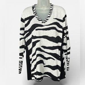 ZOZO ZEBRA STRIPED SWEATER